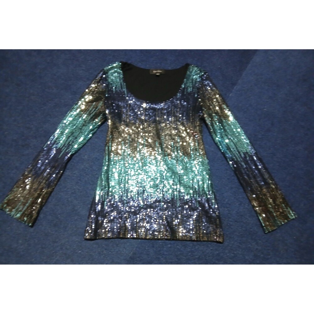 Karen Kane Sequence Long Sleeve Blouse NWOT  Medium